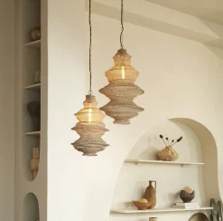 Light & Living Hanglamp Nakisha Zand Ø31cm