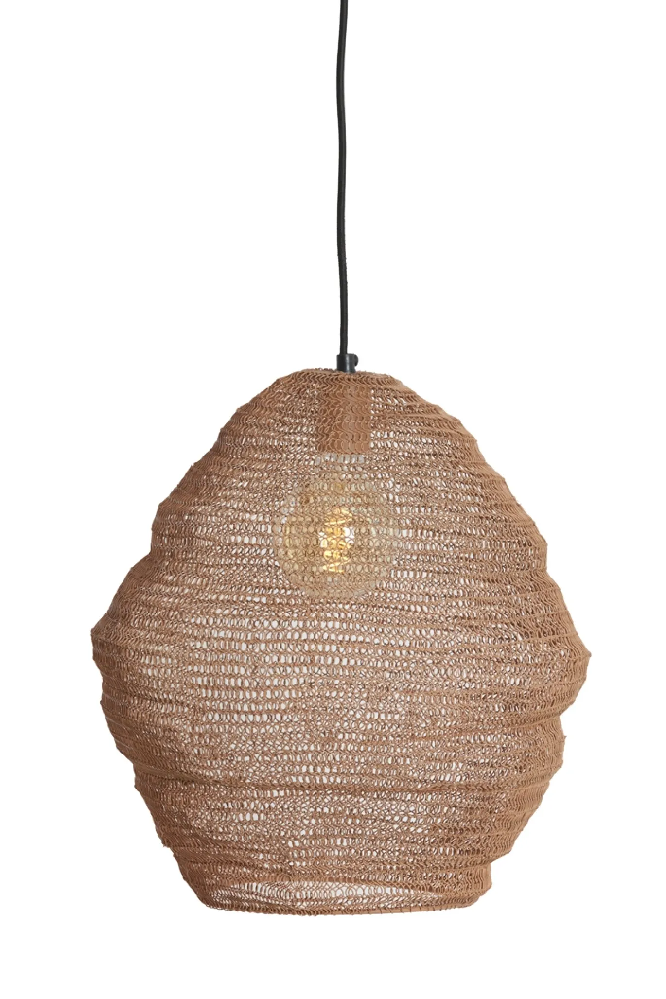 Light & Living Hanglamp Nina Gaas Taupe Ø38cm