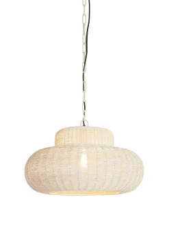 Light & Living Hanglamp Piedra Crème Ø47cm