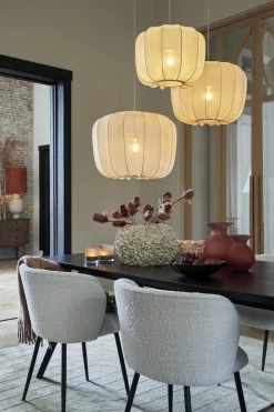 Light & Living Hanglamp Plumeria Zand Ø40x30cm
