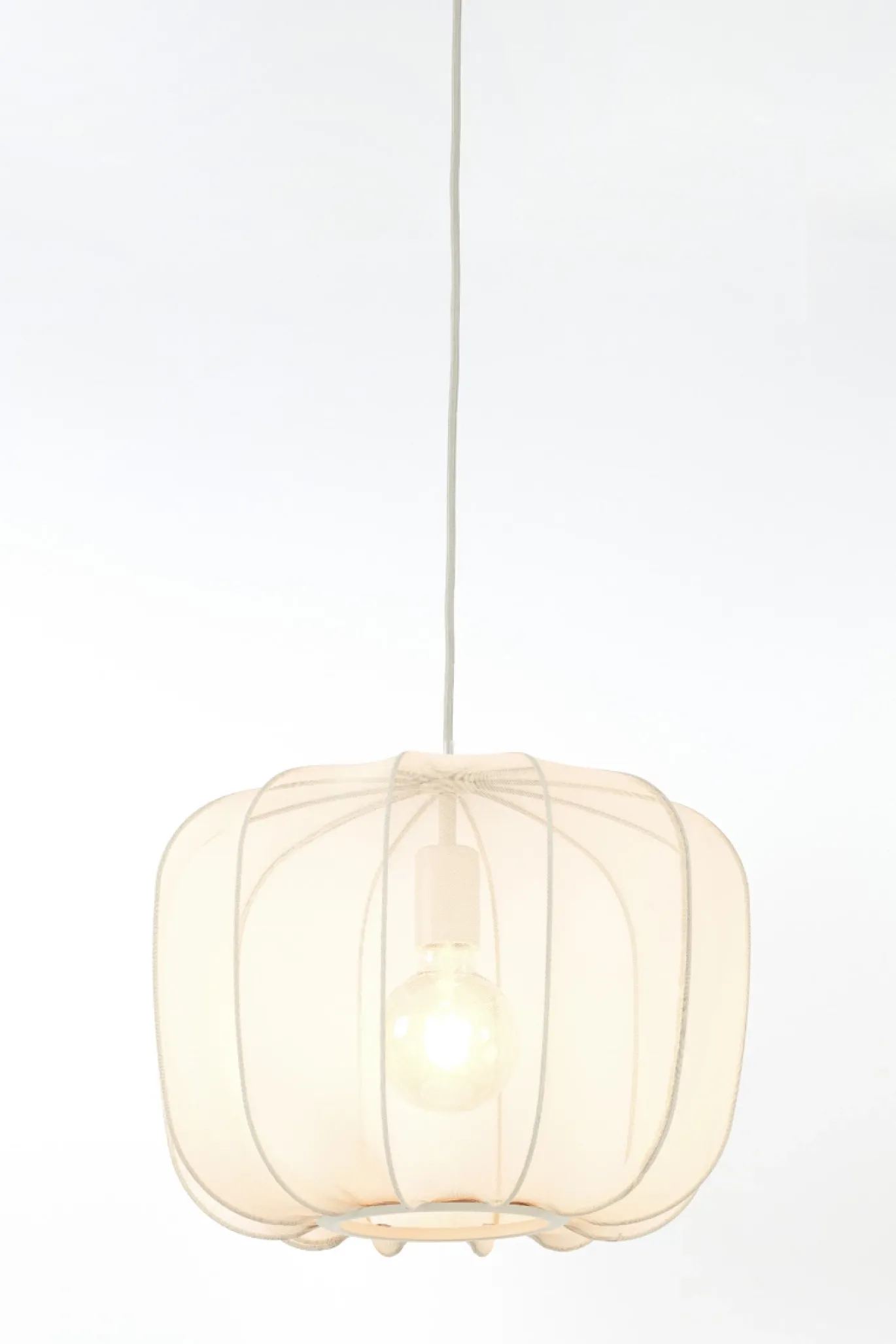 Light & Living Hanglamp Plumeria Zand Ø40x30cm