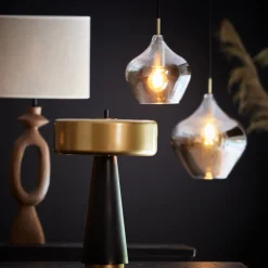 Light & Living Hanglamp Rakel Glas Smoke Ø27cm