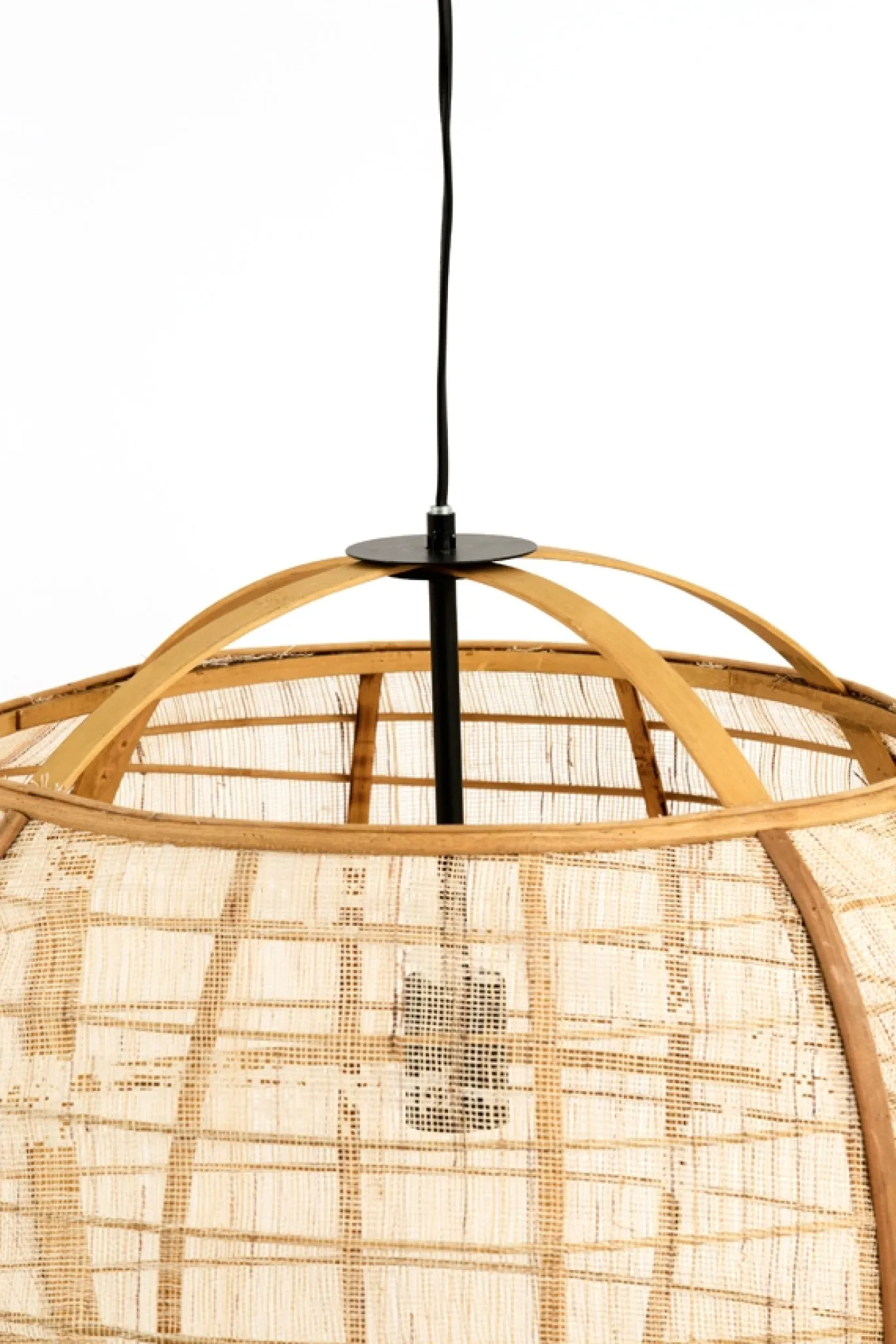 Light & Living Hanglamp Reeva Linnen Beige Ø50,5cm