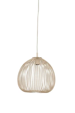 Light & Living Hanglamp Rilana Mat Beige Ø34cm