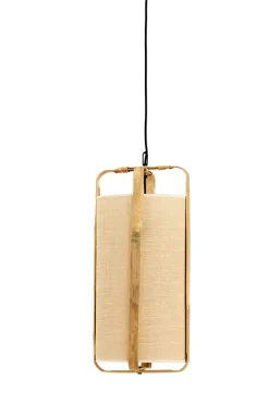 Light & Living Hanglamp Sendai Zand/Bamboe Ø32cm