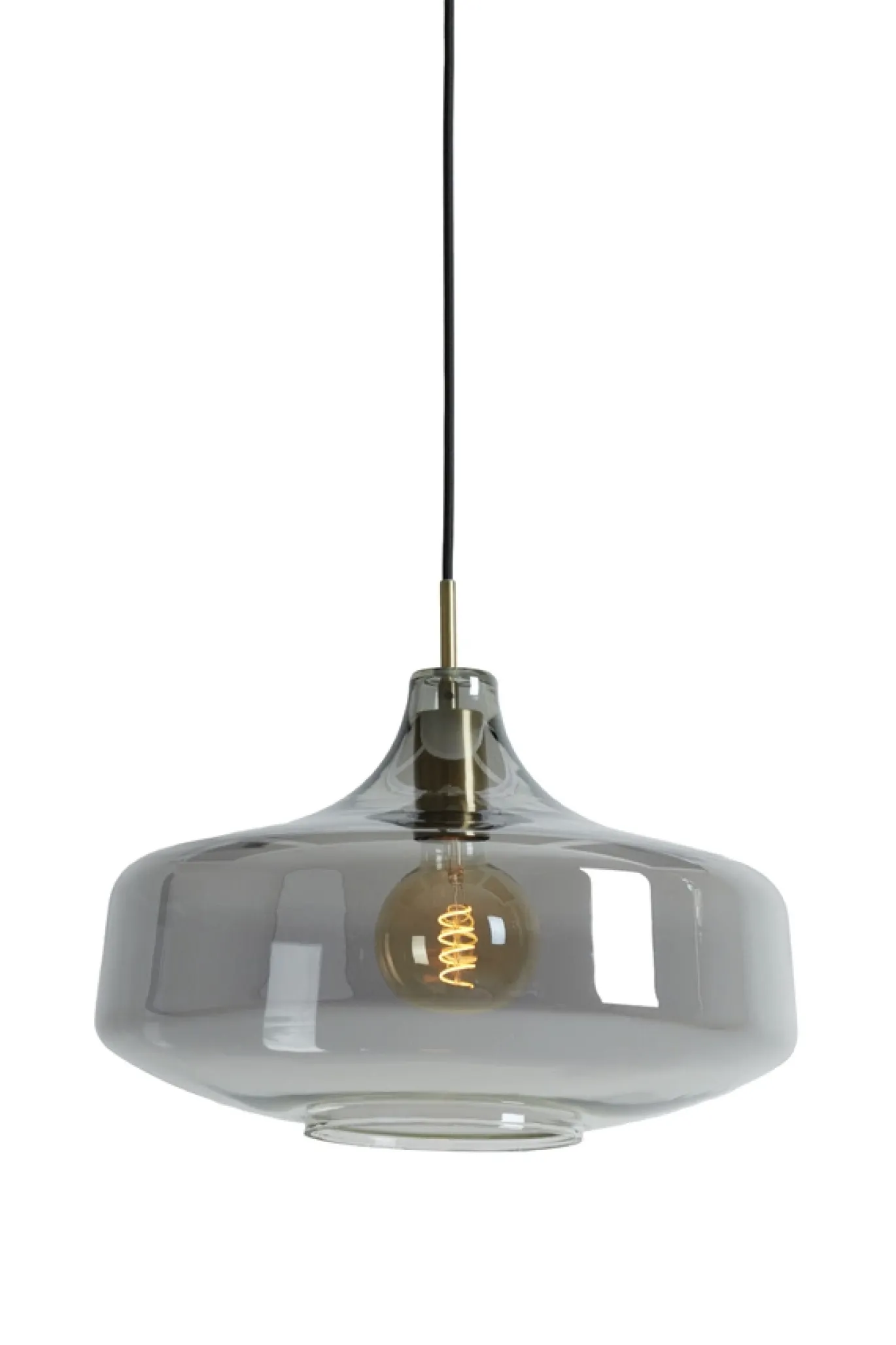 Light & Living Hanglamp Solna Smoke Glas Ø40cm