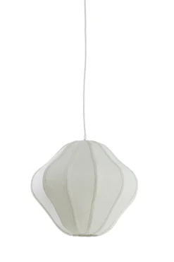 Light & Living Hanglamp Sukau Linnen Crème Ø38cm