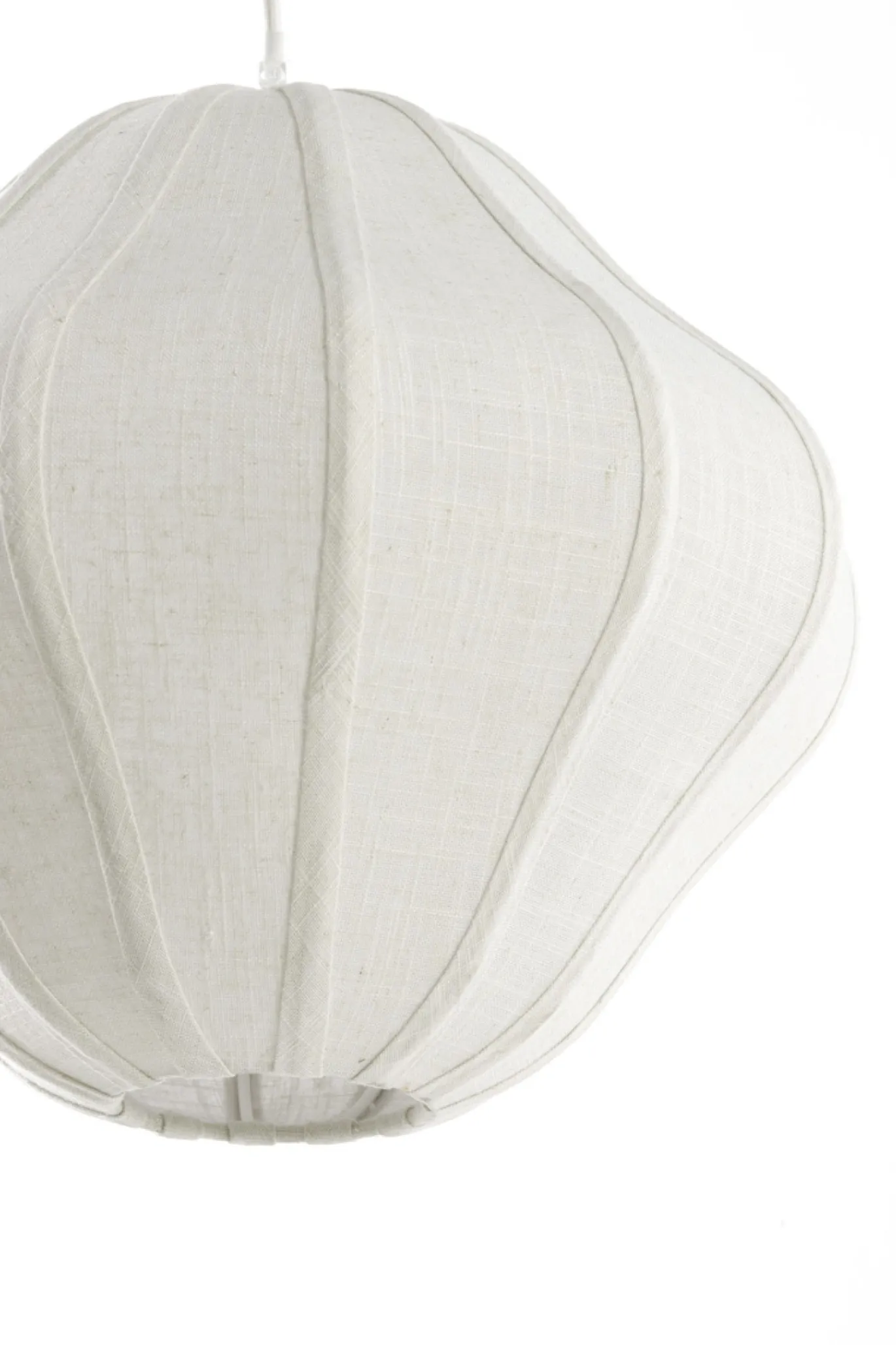Light & Living Hanglamp Sukau Linnen Crème Ø38cm