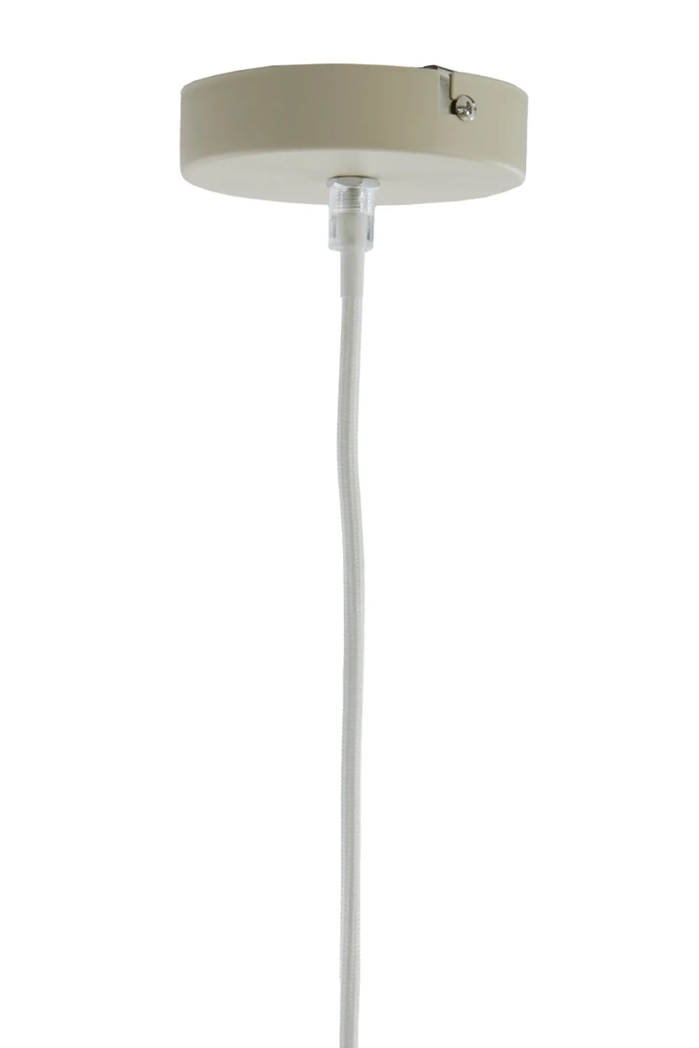 Light & Living Hanglamp Sukau Linnen Crème Ø38cm