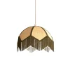 Light & Living Hanglamp Sulina Raffia Naturel/Groen Ø35cm