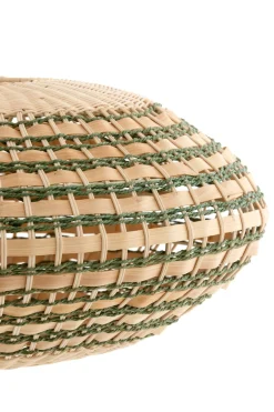 Light & Living Hanglamp Tawela Rotan Naturel/Groen Ø50cm
