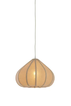 Light & Living Hanglamp Zubeda Linnen Naturel Ø40cm