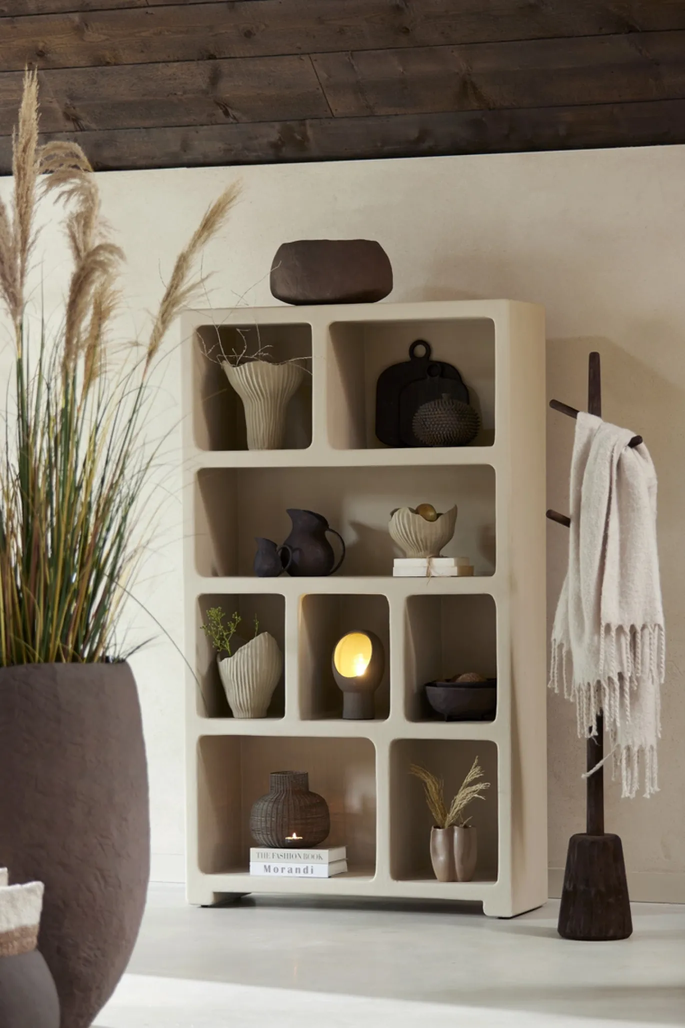 Light & Living Kapstok Yenice Mangohout Chocolade Bruin 152cm