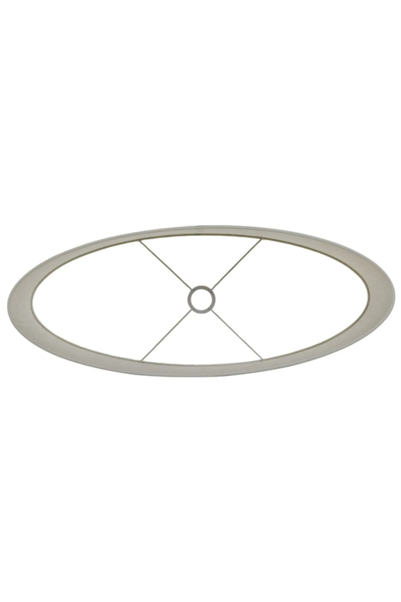 Light & Living Lampenkap Breska Ovaal Parel Wit M