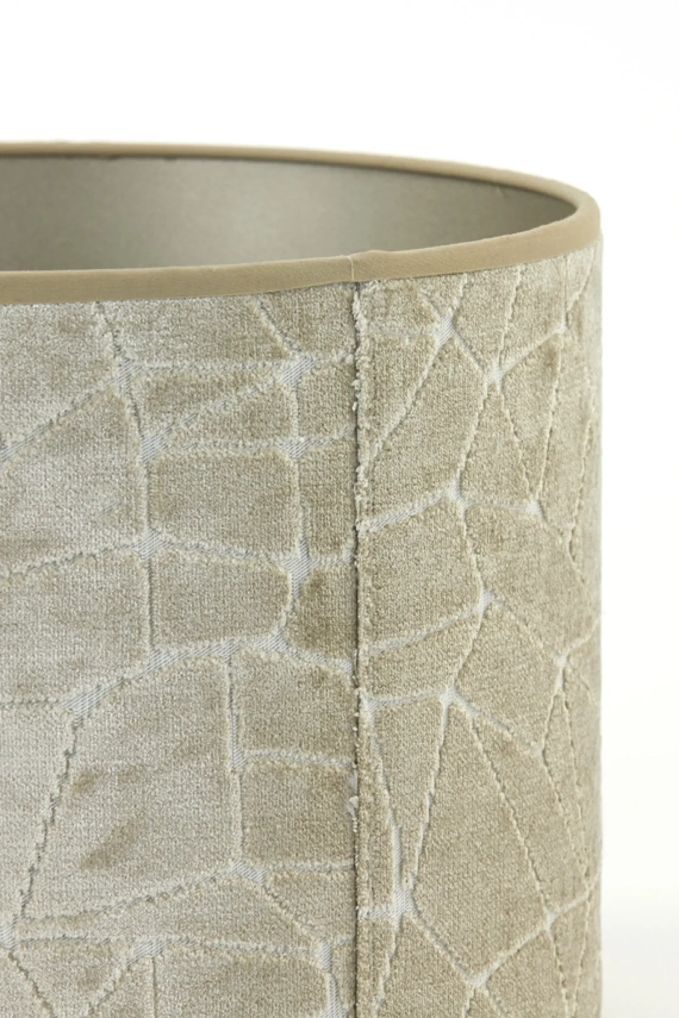 Light & Living Lampenkap Kassei Rond Beige Ø40cm