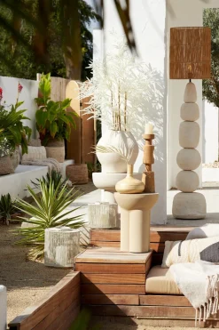 Light & Living Lampenkap Lanzano Raffia Naturel Ø40cm