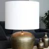 Light & Living Lampenkap Livigno Rond Eiwit Ø50cm