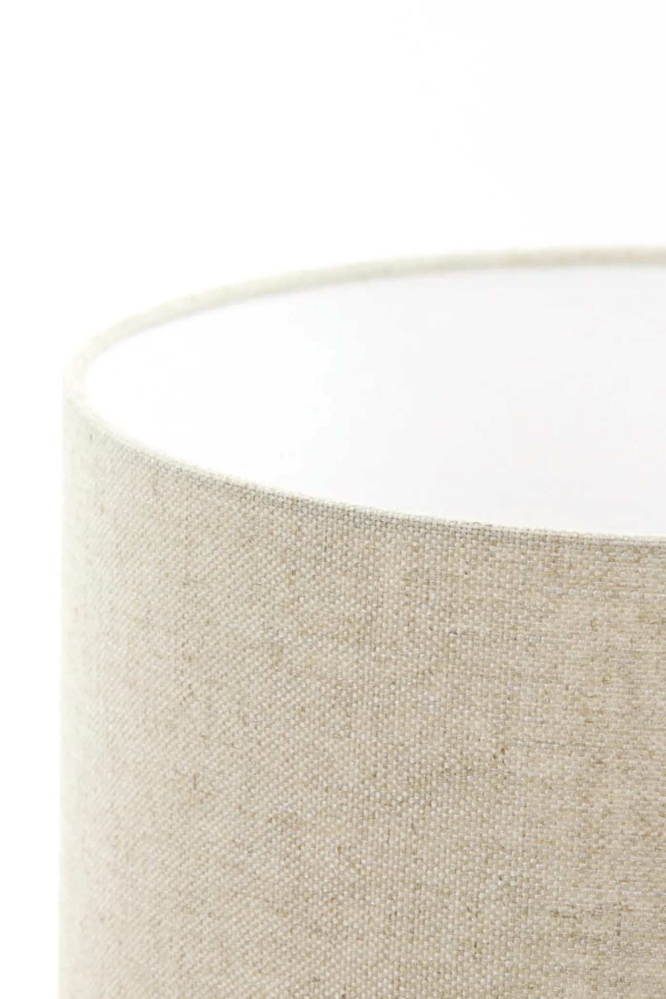Light & Living Lampenkap Livigno Rond Naturel Ø50cm