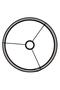 Light & Living Lampenkap Livigno Rond Zwart Ø50cm