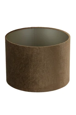 Light & Living Lampenkap Lubis Rond Bruin Ø40cm