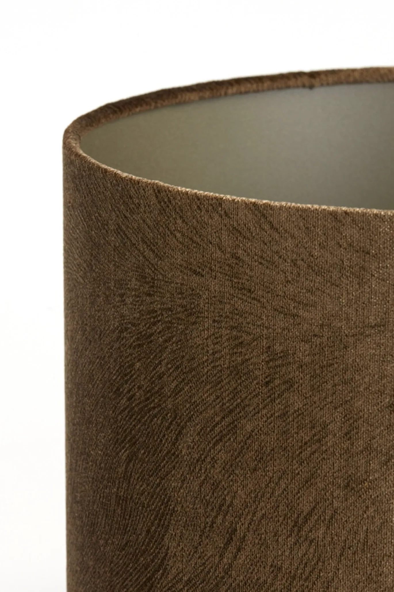 Light & Living Lampenkap Lubis Rond Bruin Ø40cm