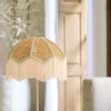 Light & Living Lampenkap Malacia Raffia Naturel/Crème Ø35cm