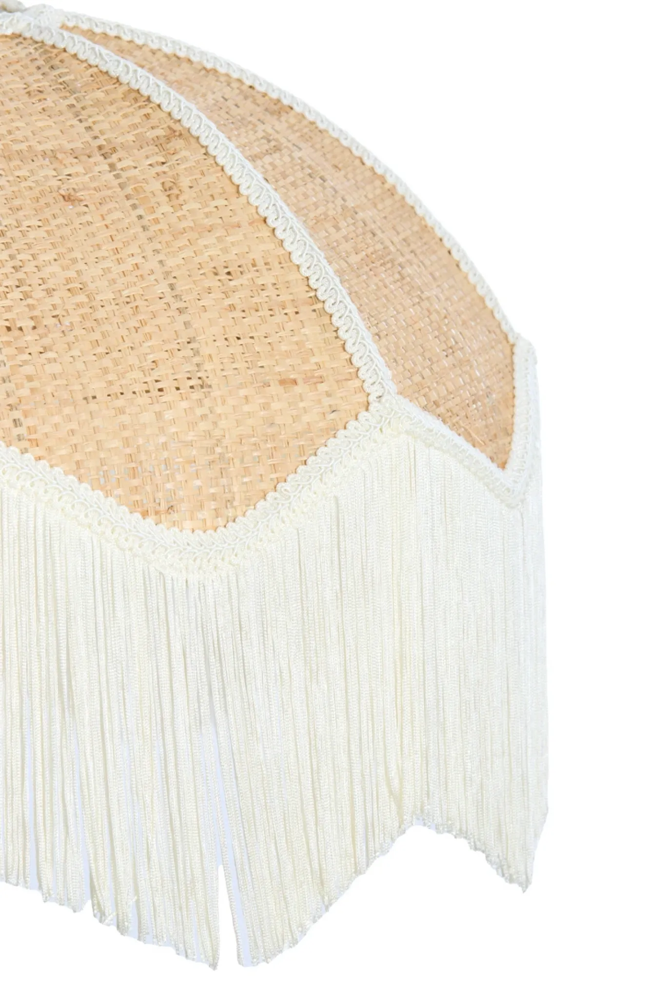 Light & Living Lampenkap Malacia Raffia Naturel/Crème Ø35cm