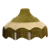 Light & Living Lampenkap Mizia Velvet Groen Ø45cm