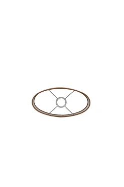 Light & Living Lampenkap Penny Ovaal Bruin S
