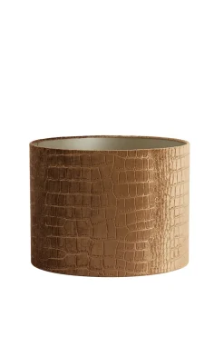 Light & Living Lampenkap Praya Rond Bruin Ø40x30cm