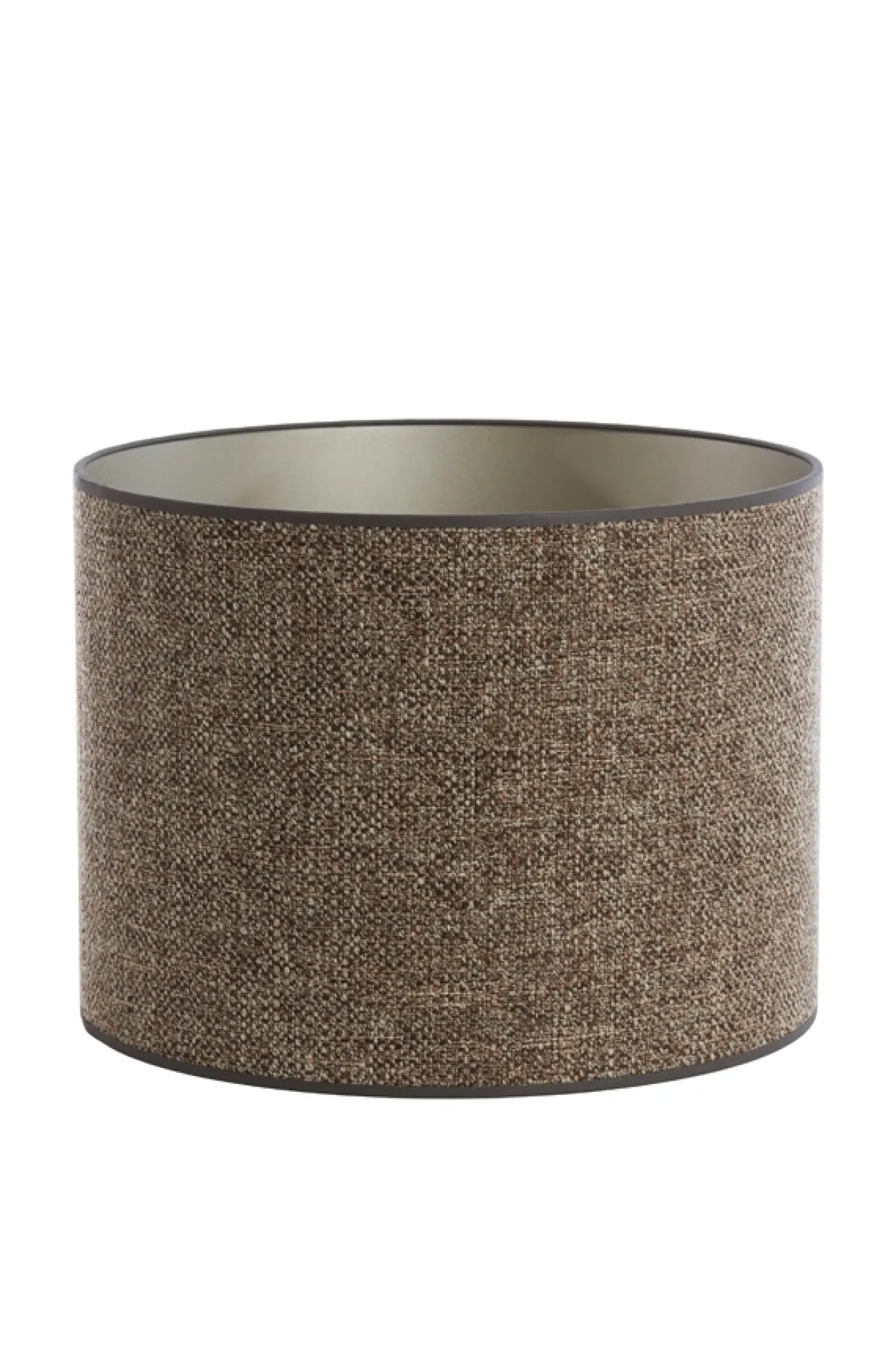 Light & Living Lampenkap Saverna Rond Donkerbruin Ø40cm