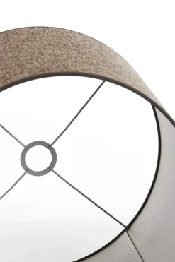 Light & Living Lampenkap Saverna Rond Donkerbruin Ø40cm
