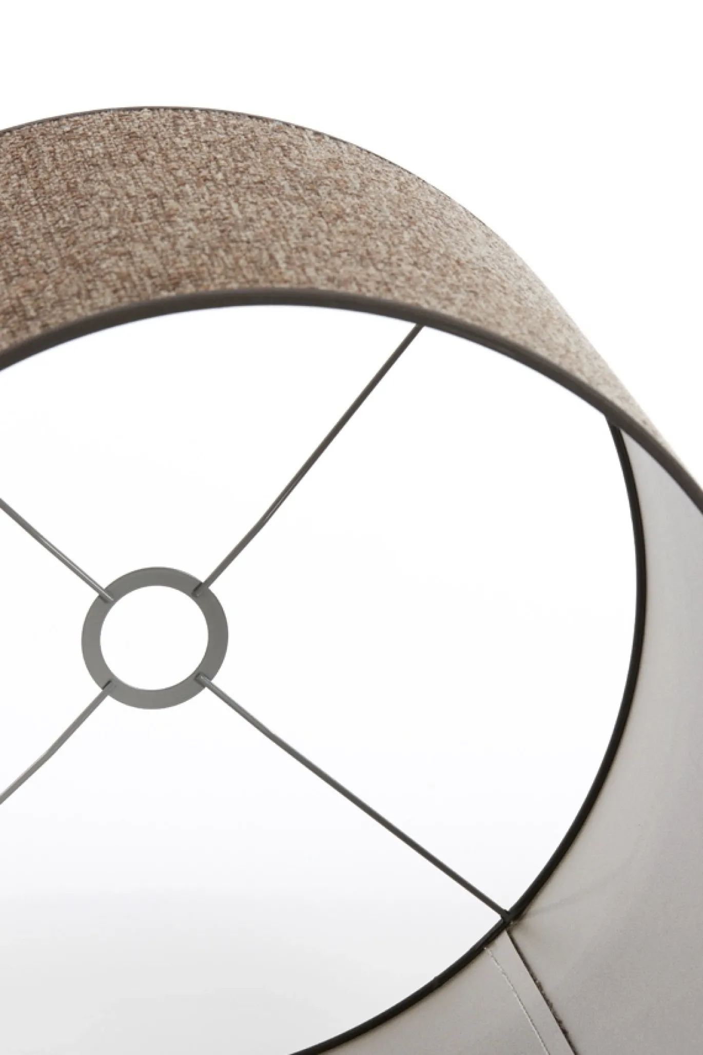Light & Living Lampenkap Saverna Rond Donkerbruin Ø40cm