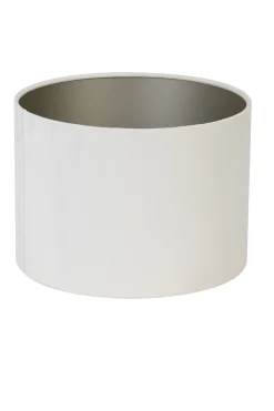 Light & Living Lampenkap Velours Off White Ø40cm