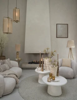 Light & Living Lampvoet Baglio Mangohout Mat Naturel 35cm