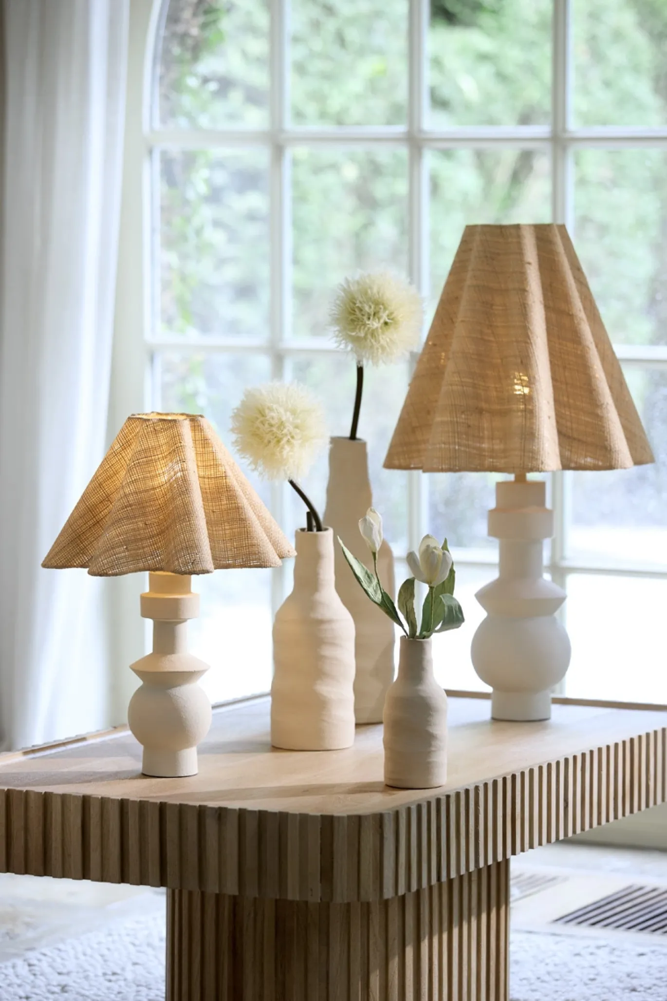 Light & Living Lampvoet Esino Crème