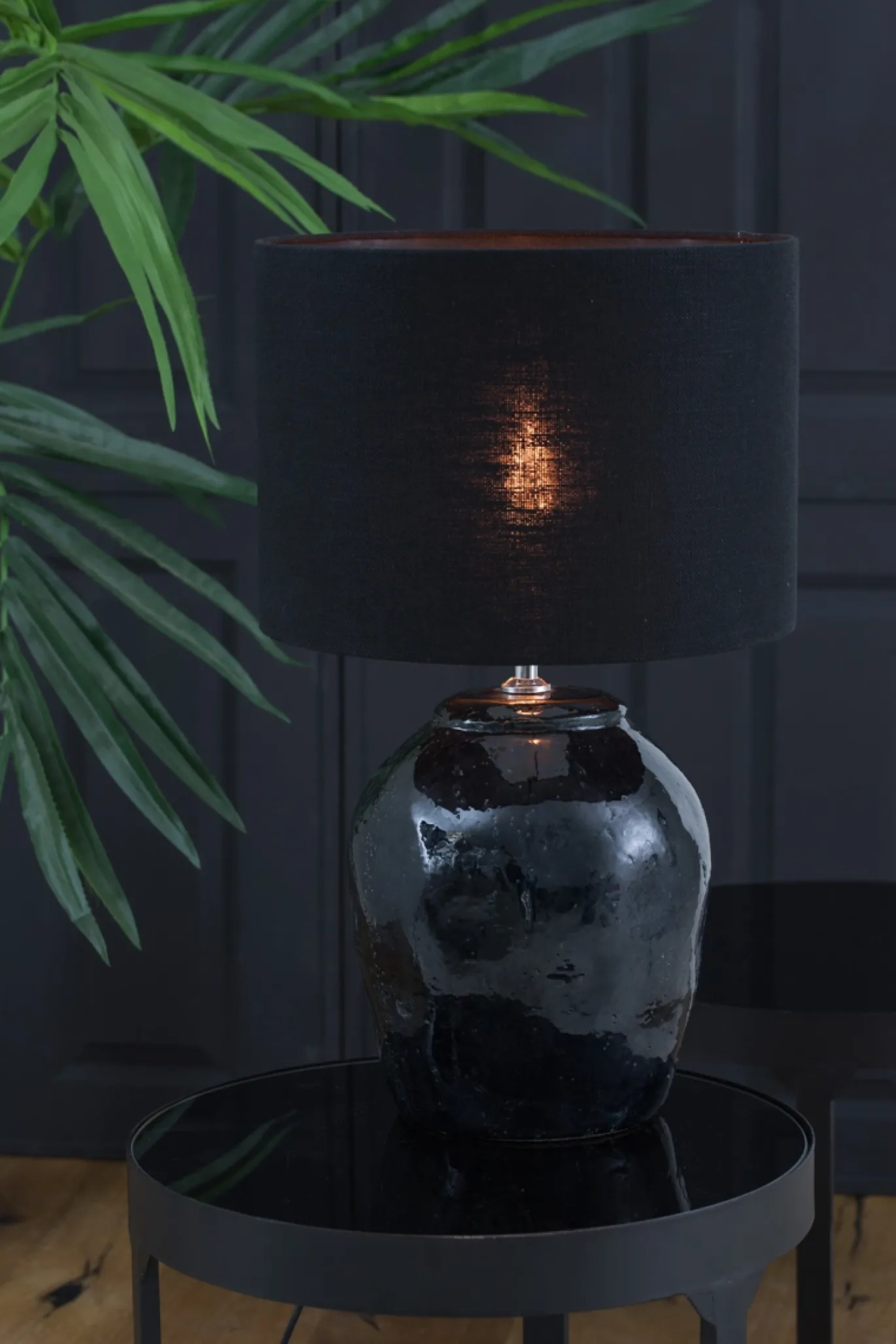 Light & Living Lampvoet Etna Mat Zwart Ø30cm