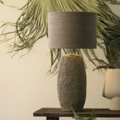 Light & Living Lampvoet Kyara Keramiek Grijs 59cm