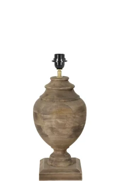 Light & Living Lampvoet Milazzo Vierkant Mangohout Weather Barn 45cm