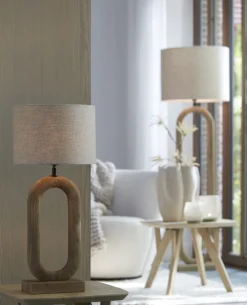 Light & Living Lampvoet Paceco Mangohout S