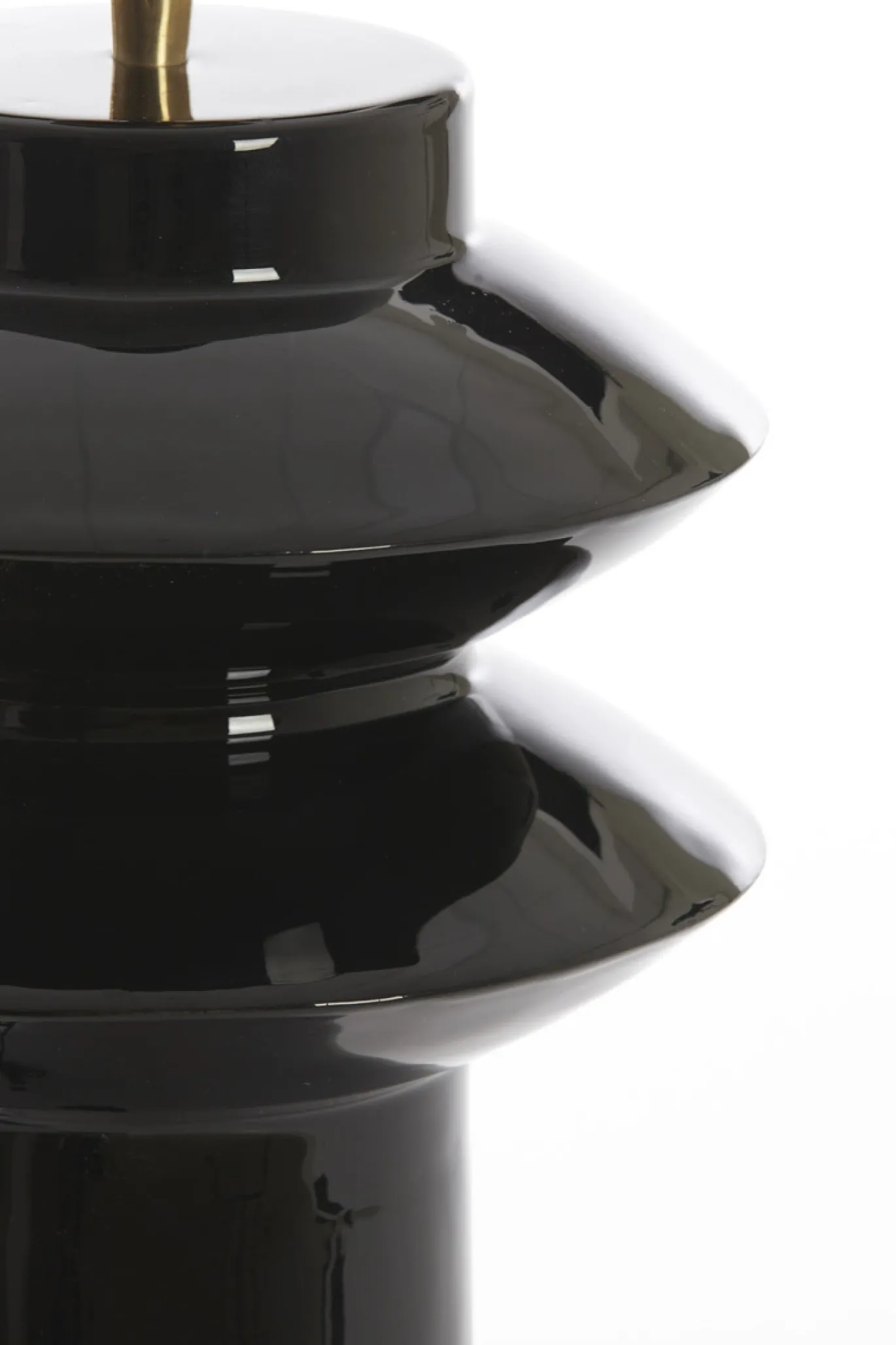 Light & Living Lampvoet Petch Glans Zwart