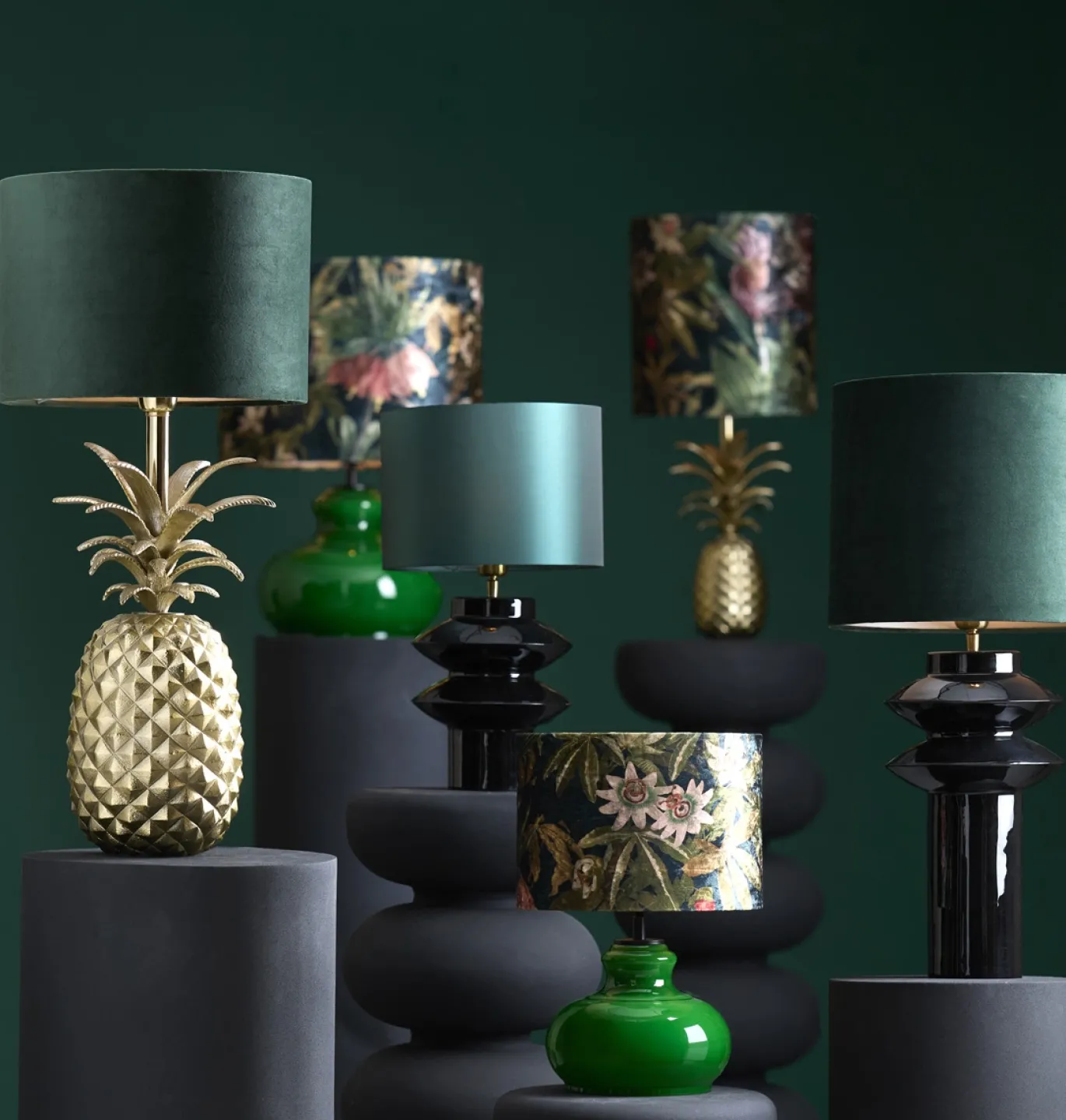 Light & Living Lampvoet Petch Glans Zwart