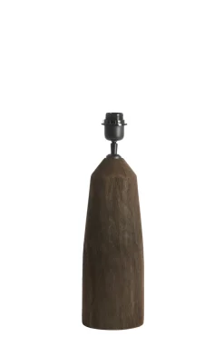 Light & Living Lampvoet Trapani Donkerbruin 35cm