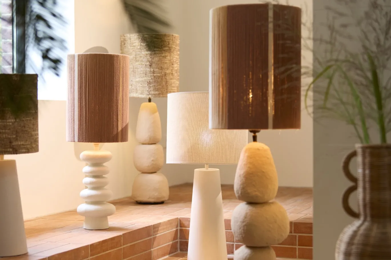 Light & Living Lampvoet Yelos Mat Crème L