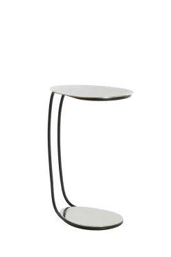Light & Living Laptoptafel Marsh Ruw Nikkel