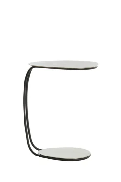 Light & Living Laptoptafel Marsh Ruw Nikkel