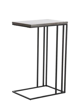Light & Living Laptoptafel Roshan Marmer Bruin 41x31cm