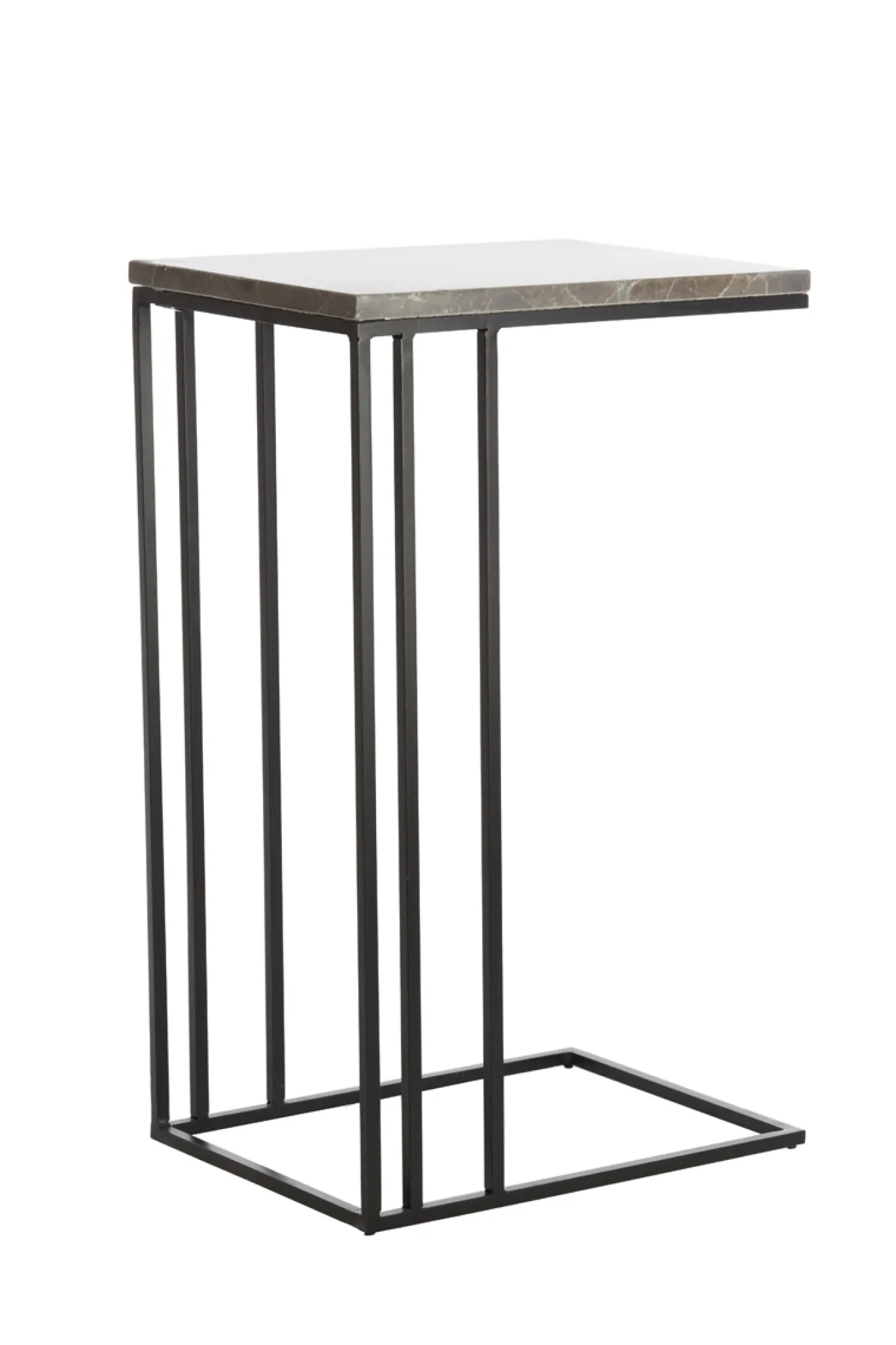 Light & Living Laptoptafel Roshan Marmer Bruin 41x31cm