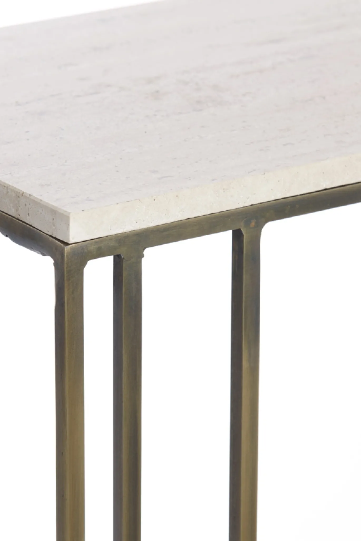 Light & Living Laptoptafel Roshan Travertin Zand 41x31cm