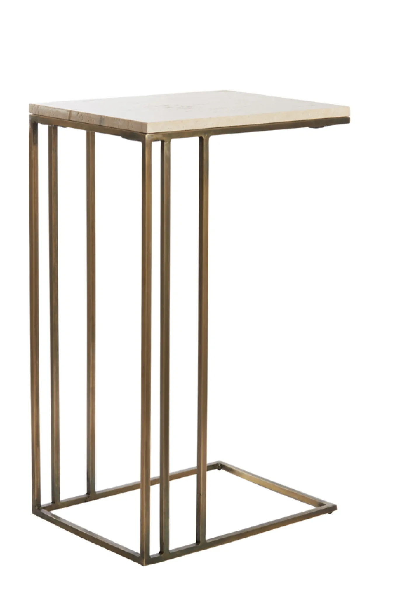 Light & Living Laptoptafel Roshan Travertin Zand 41x31cm